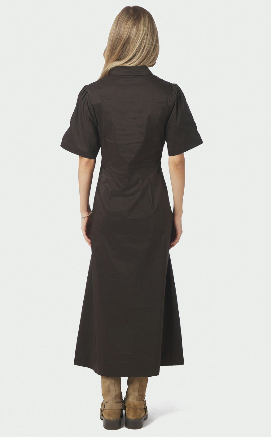 Neo Noir Kjole - Baia - Chocolate Brown