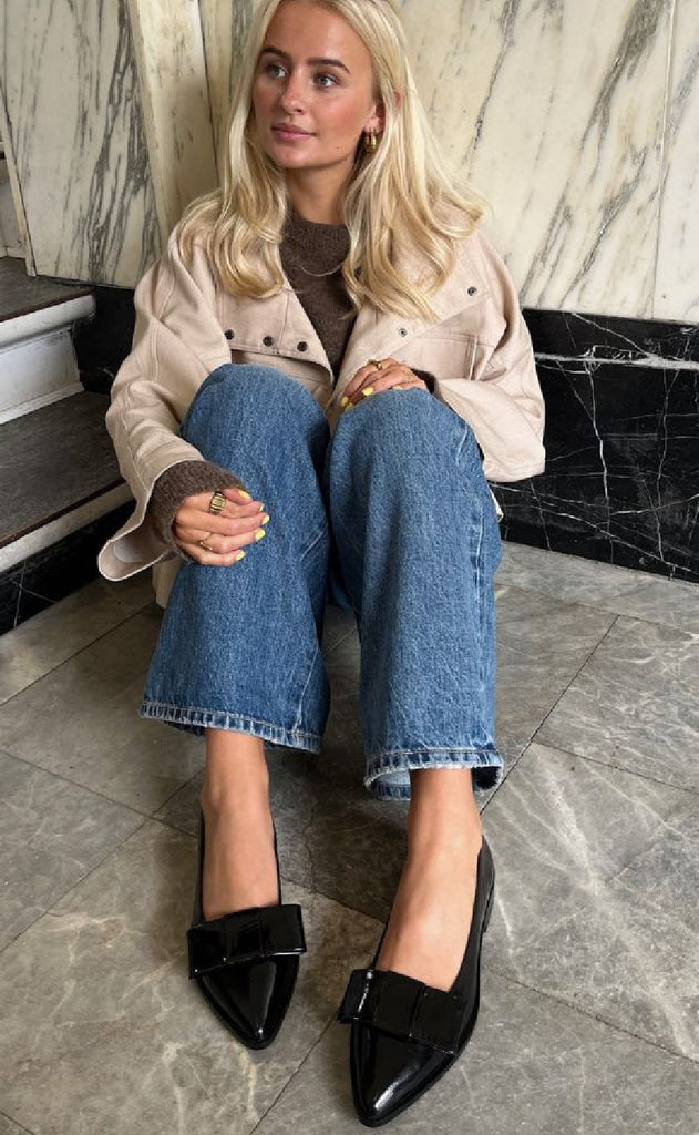 Copenhagen Shoes Ballarinaer - Keep Dreaming Patent - Black