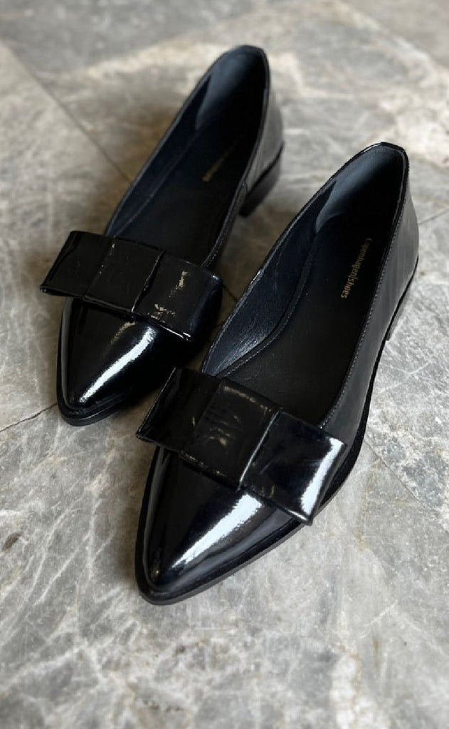 Copenhagen Shoes Ballarinaer - Keep Dreaming Patent - Black