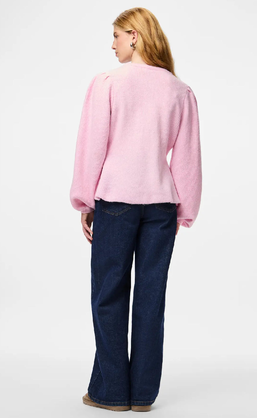 Pieces Cardigan - Silly - Roseate Spoonbill Melange