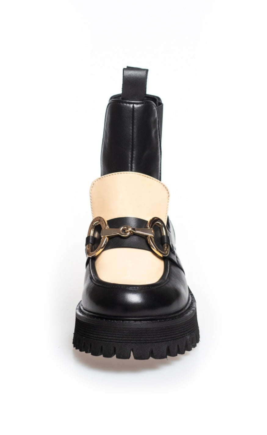 Copenhagen Shoes Støvler - All I Want Multi - Black/Beige