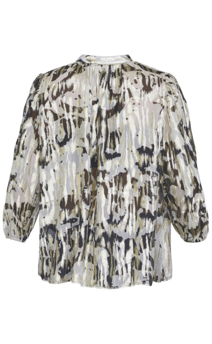 Love & Divine Bluse - Love881-2 - Black/Cream