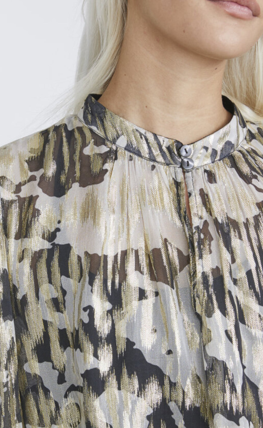 Love & Divine Bluse - Love881-2 - Black/Cream