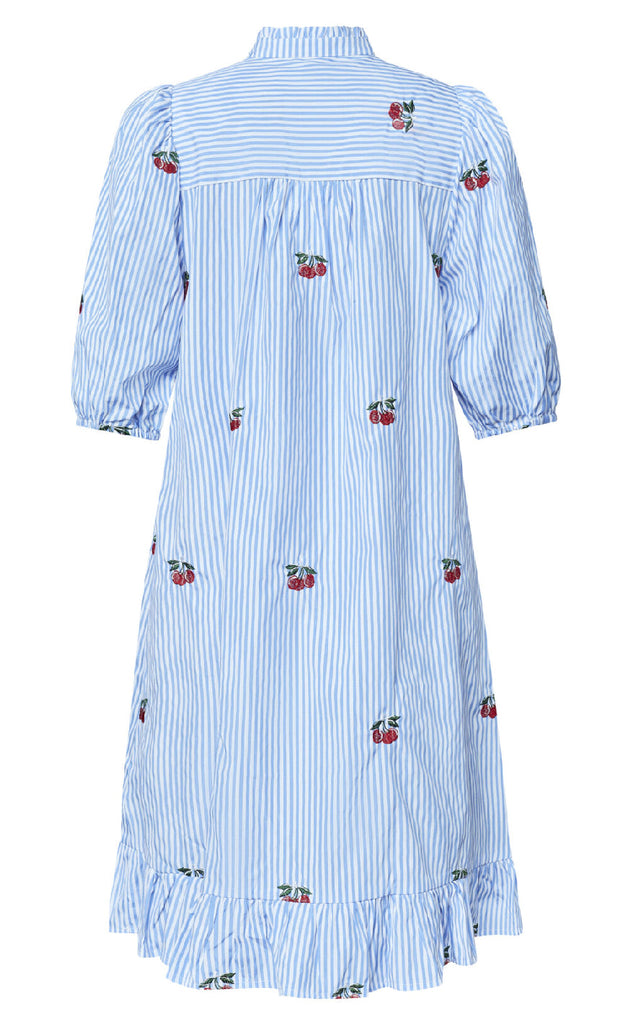 Love & Divine Kjole - Love1385 - Blue/Cherry