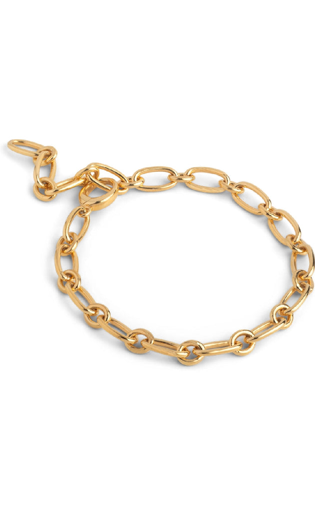 ENAMEL Copenhagen Armbånd - Chunky Charm - Gold Colour
