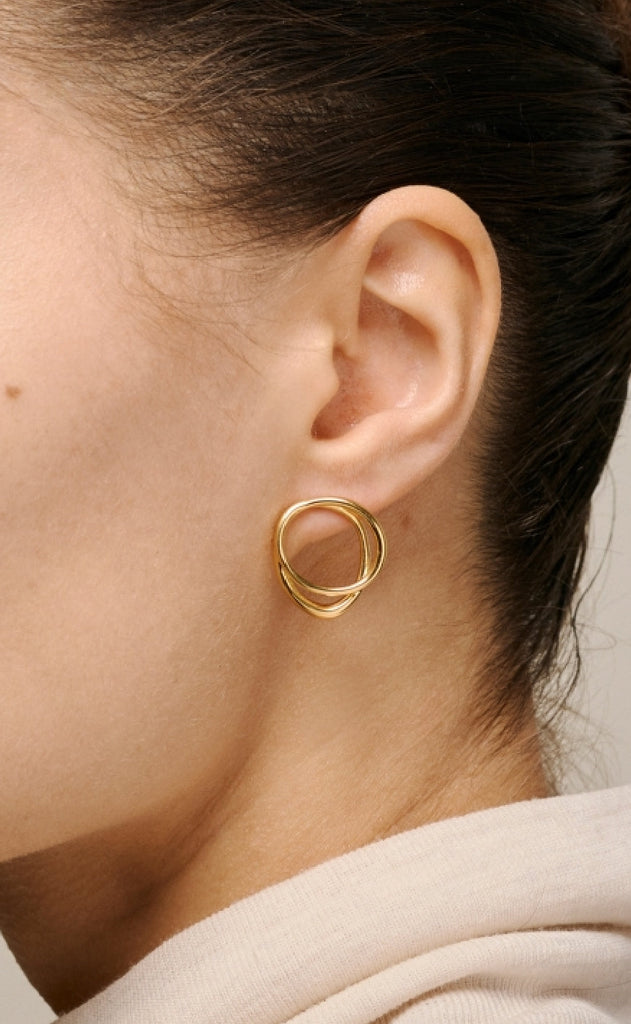 ENAMEL Copenhagen Øreringer - Bellu - Gold Colour