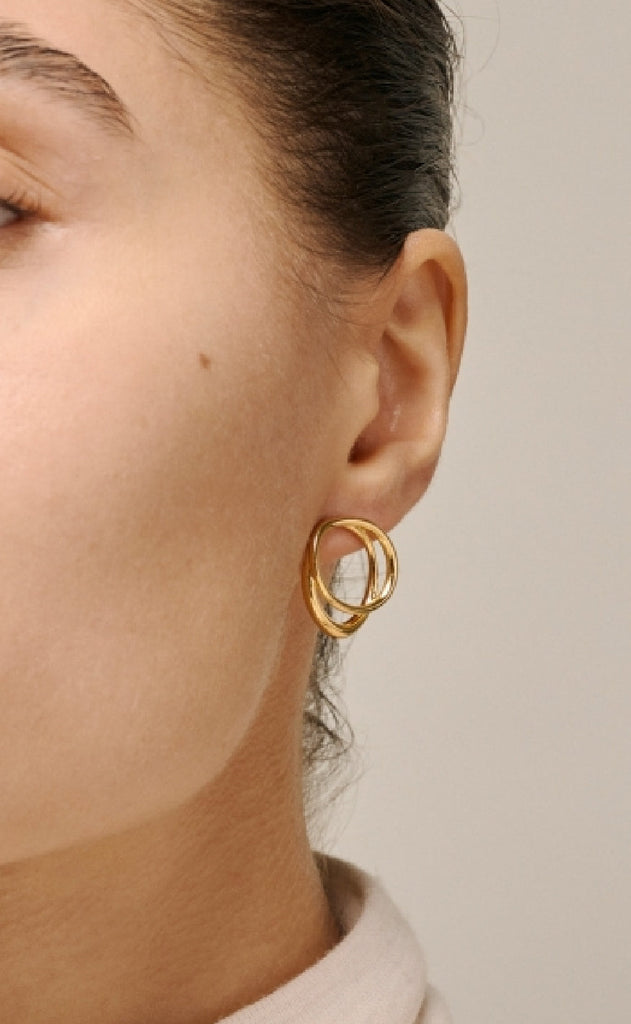 ENAMEL Copenhagen Øreringer - Bellu - Gold Colour