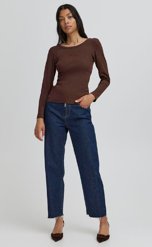 BALL Original Bluse - Tobelli - Coffee Bean