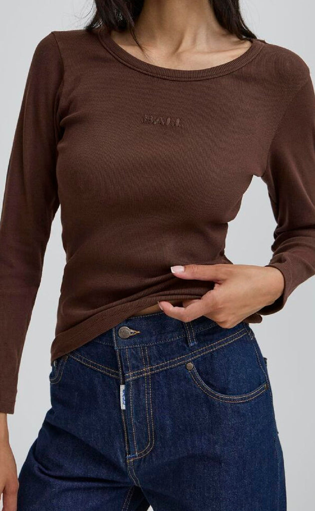 BALL Original Bluse - Tobelli - Coffee Bean