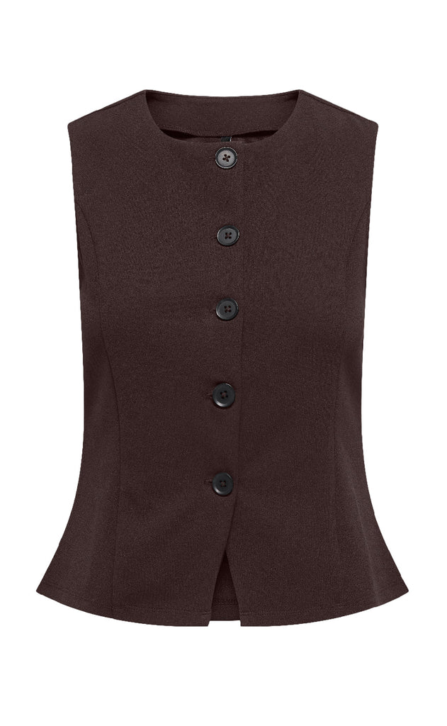 ONLY Vest - Sania - Black Coffee