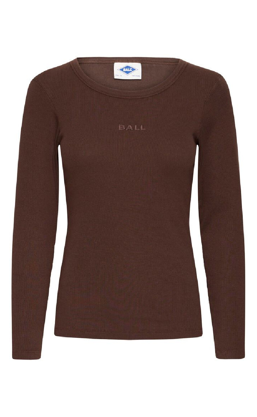 BALL Original Bluse - Tobelli - Coffee Bean
