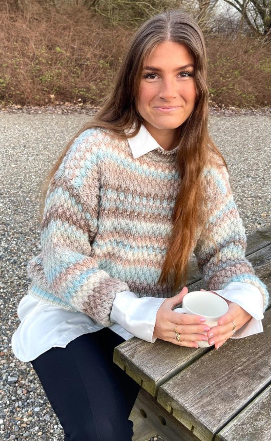 Noella Sweater - Gio - Beige Mix