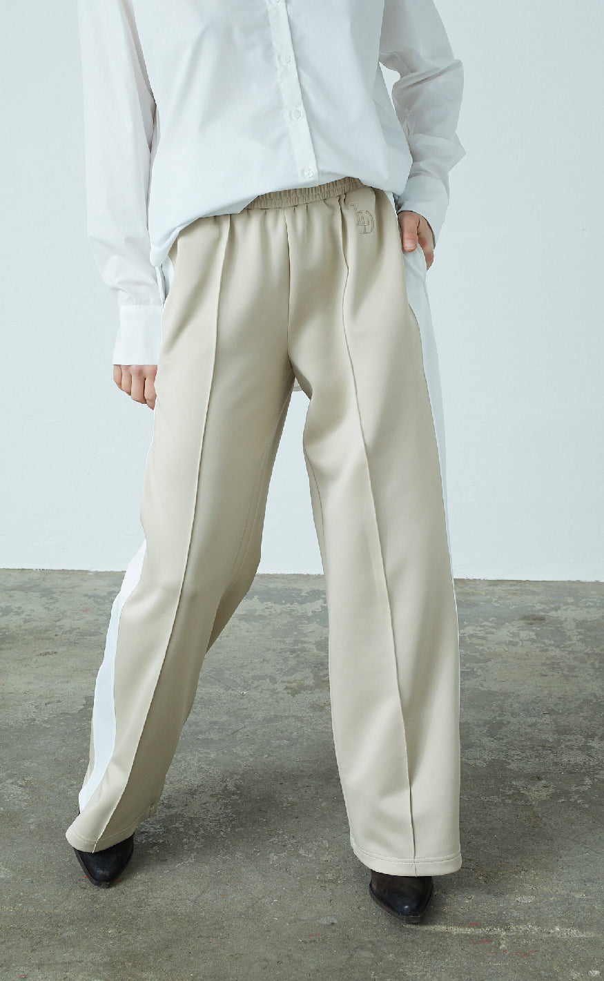 Love & Divine Bukser - Love1284 - Sand/White