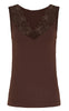 Tim & Simonsen Topp - Belen V-Lace - Cioccolato (vendbar)