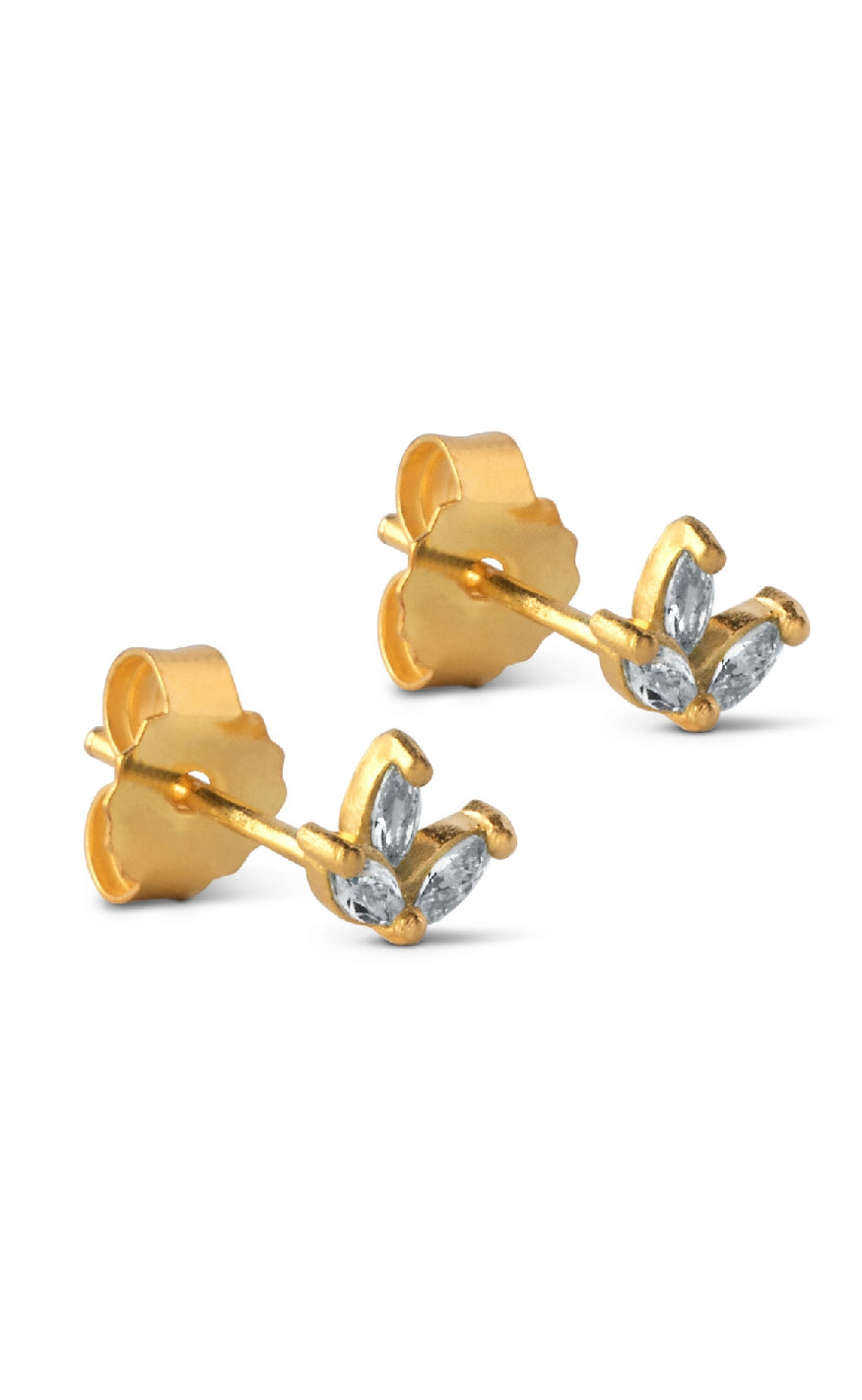 Enamel Copenhagen Øreringer - Stud Belle - Clear