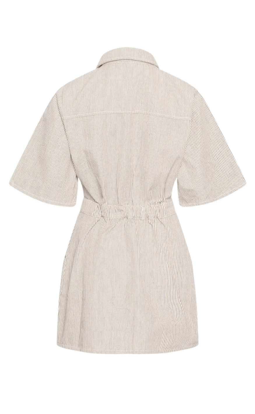 Noella Kjole - Benita - Beige/White