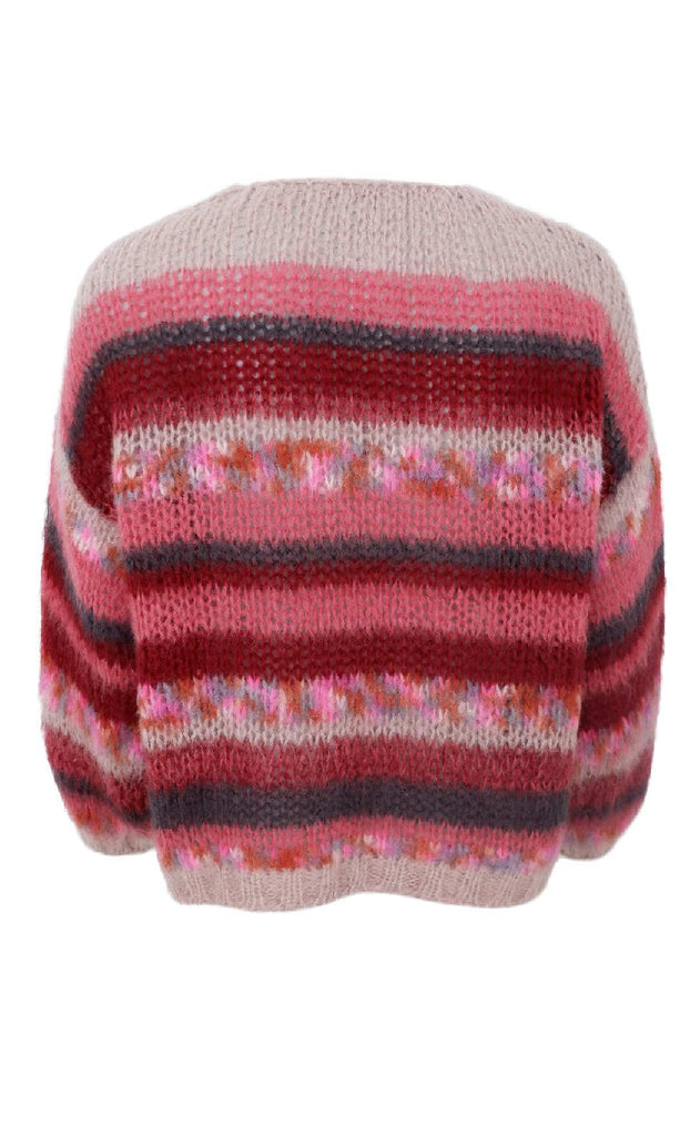 Black Colour Cardigan - Fontana - Berry