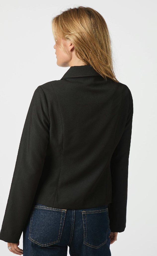 Neo Noir Bluse - Bertha Structure - Black