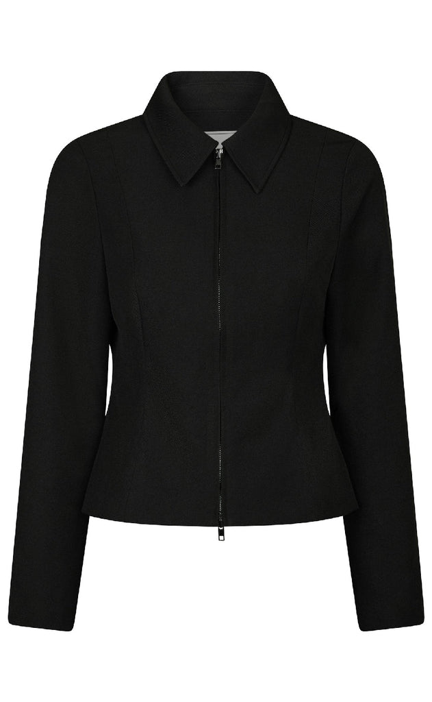 Neo Noir Bluse - Bertha Structure - Black