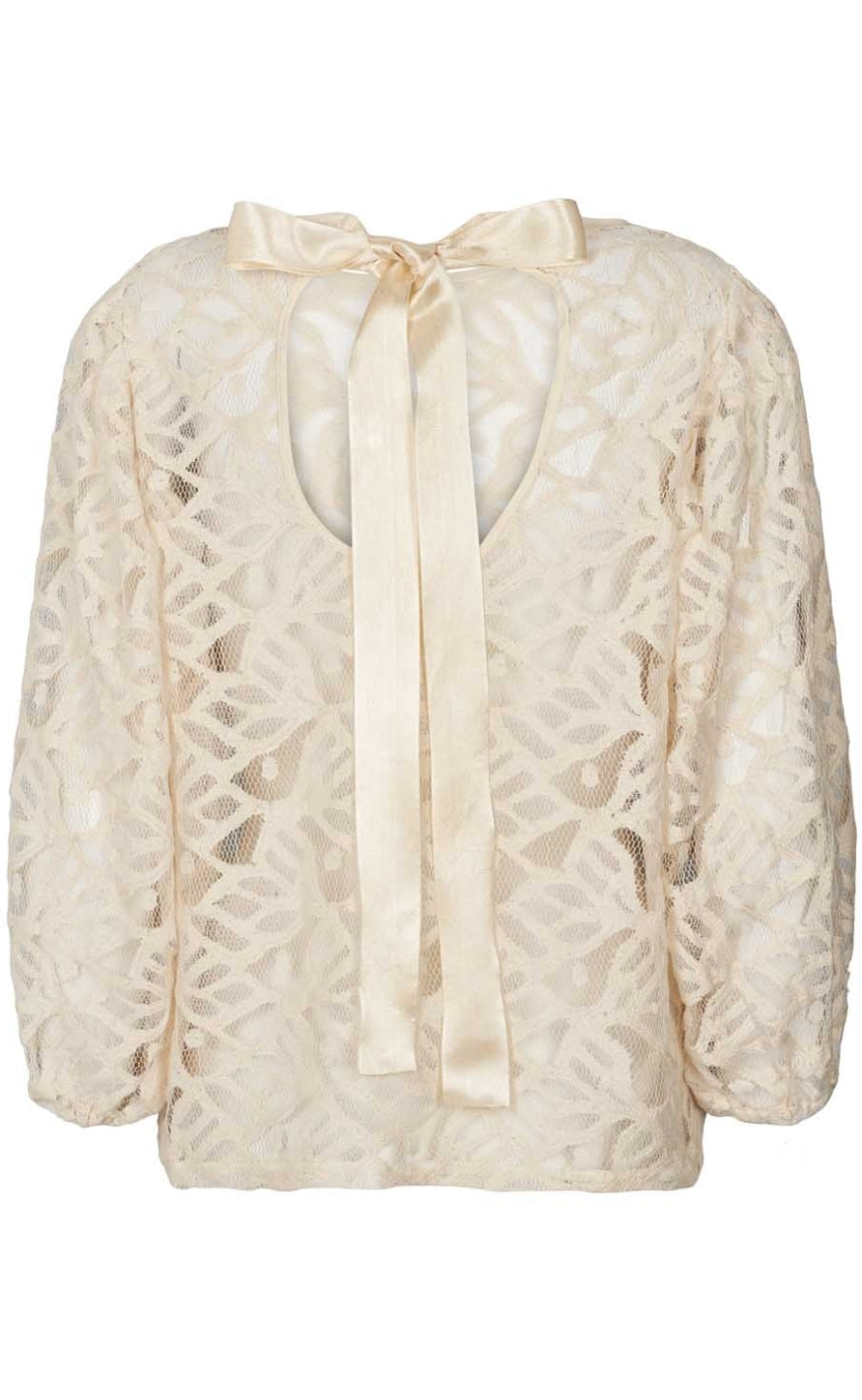 Lollys Laundry Bluse - Bergen - Creme