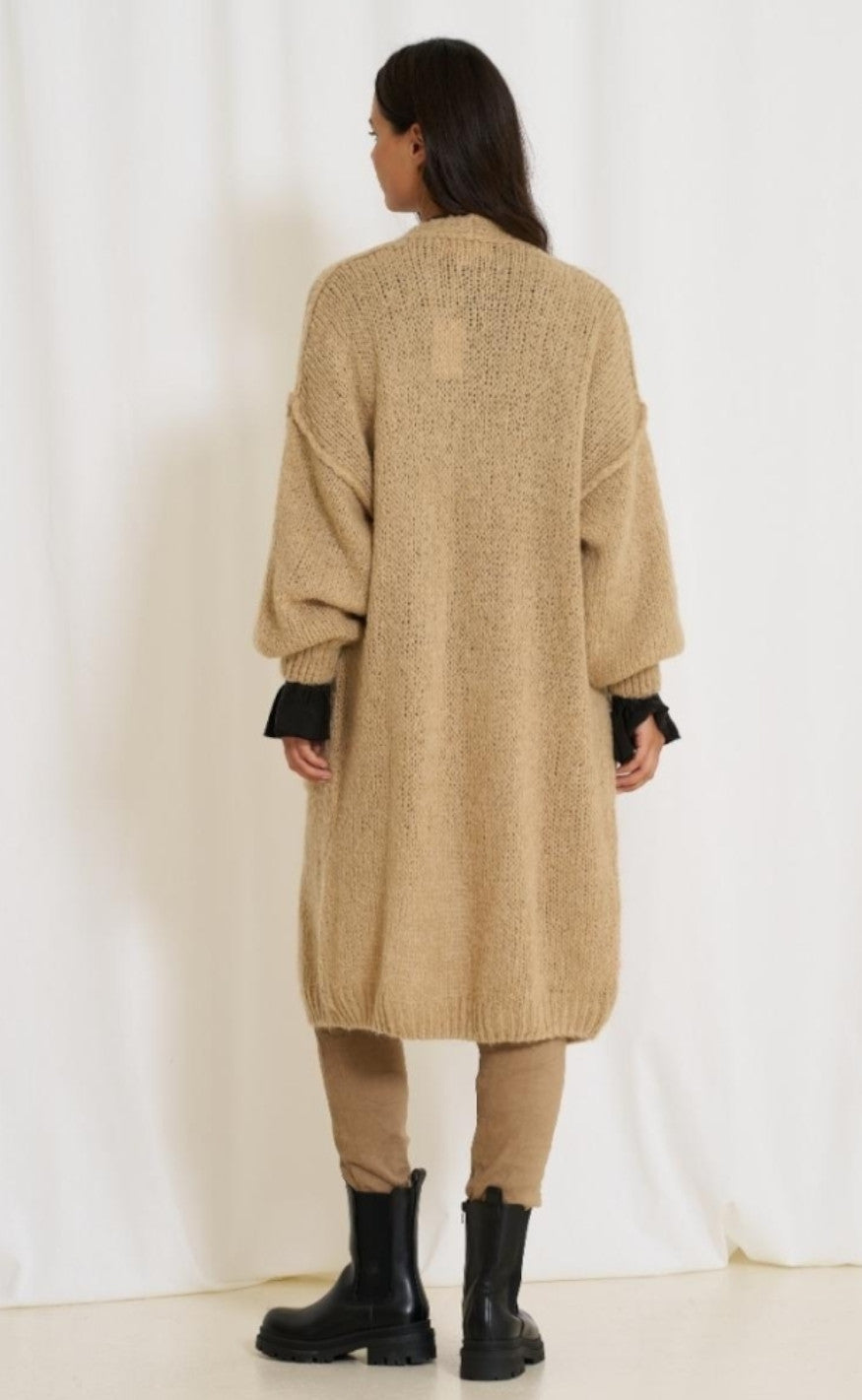 Marta Du Chateau Cardigan - 513 Vega - Light Camel