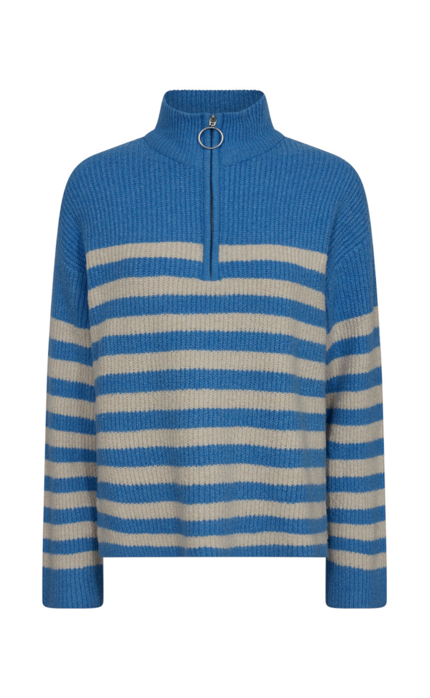 Freequent Pullover - Coxy - Azure Blue W.  Moonbeam