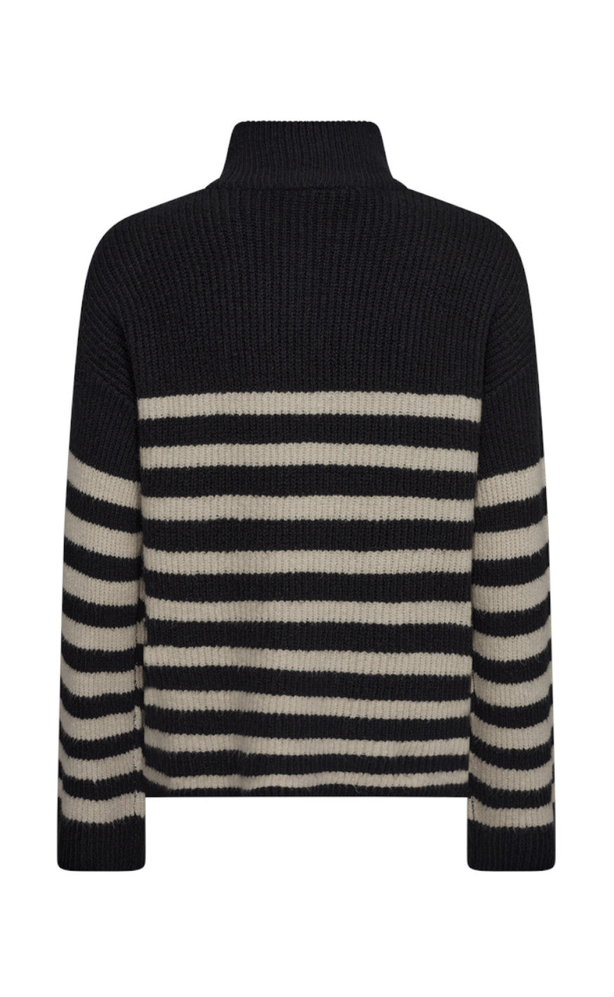 Freequent Pullover - Coxy - Black W.  Moonbeam