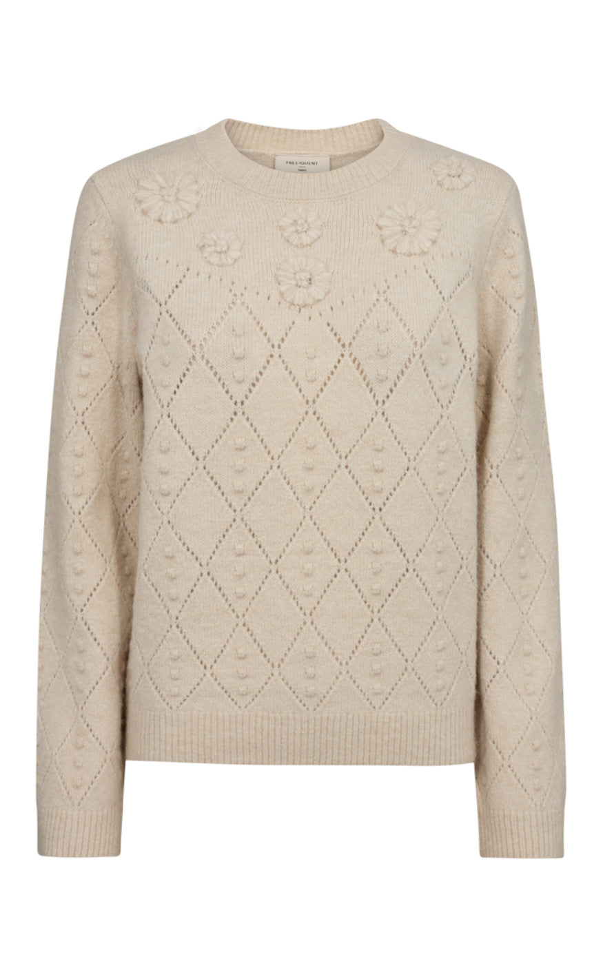 Freequent Pullover - Stokke - Moonbeam