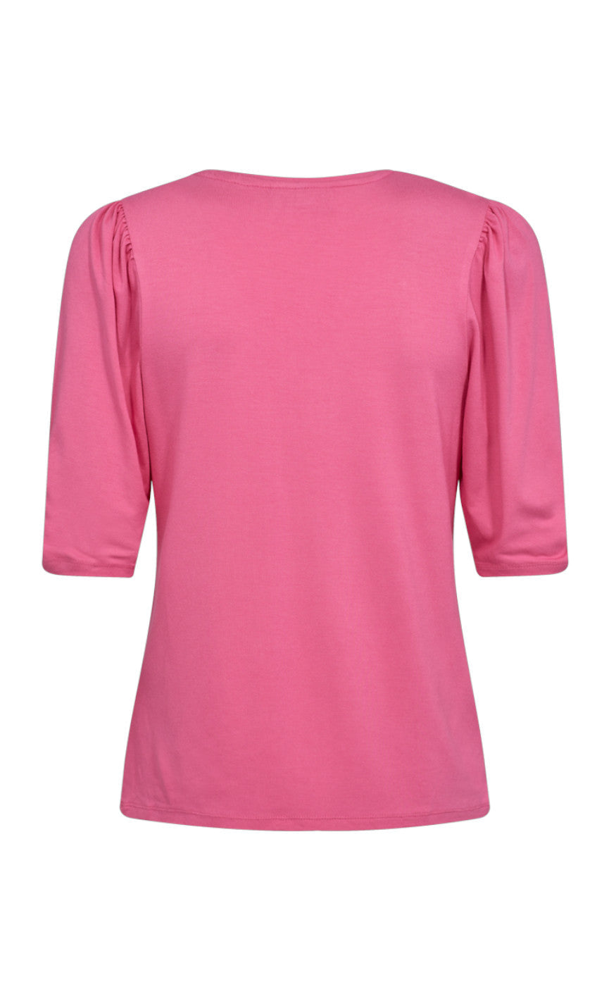 Freequent T-Shirt - Milla - Carmine Rose