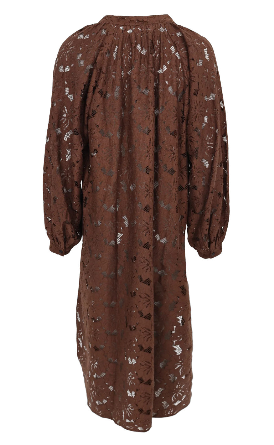Black Colour Kjole - Nelly Flower - Coffee