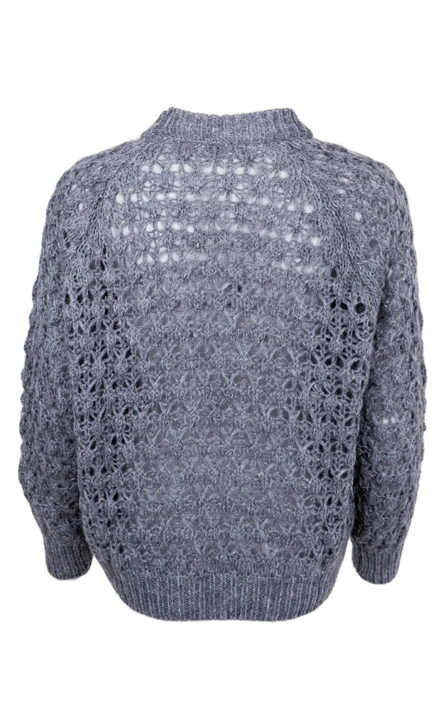 Black Colour Jumper - Trinity - Grey