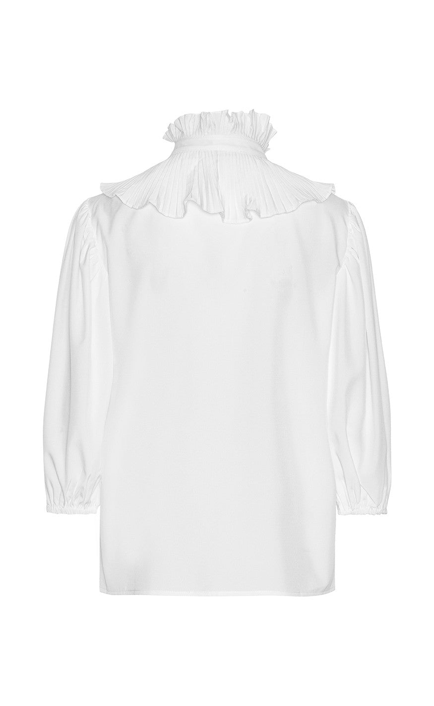 Continue Bluse - Pernille 3/4 Sleeve - White