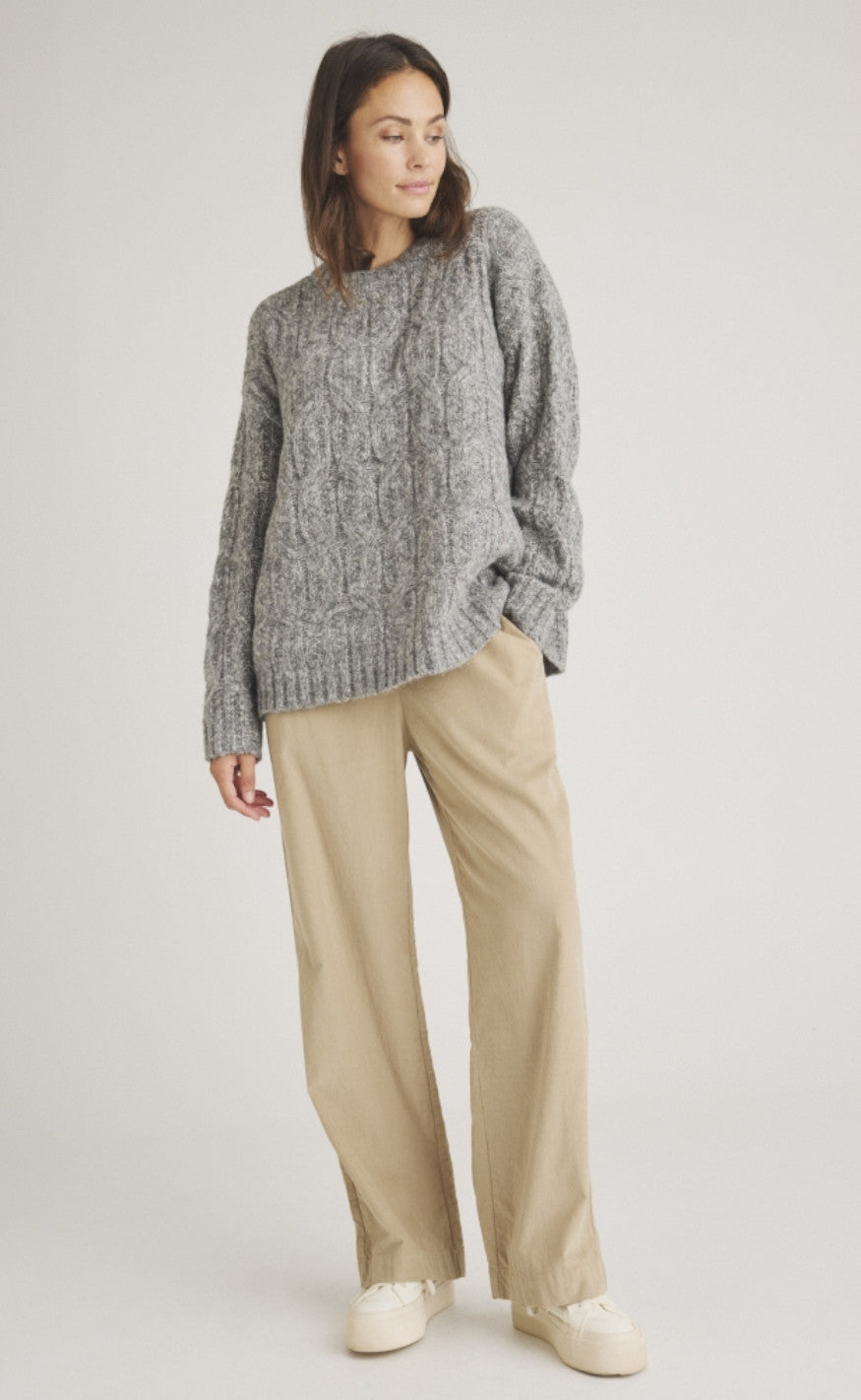Luxzuz Genser - Katcha - Dark Grey Melange
