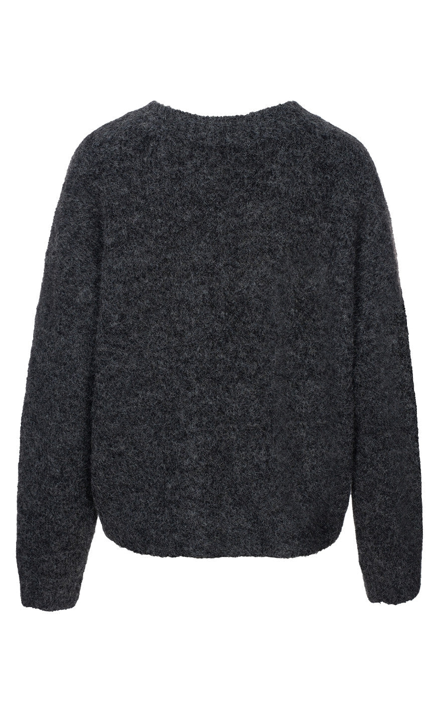Luxzuz Genser - Kiri - Black Melange