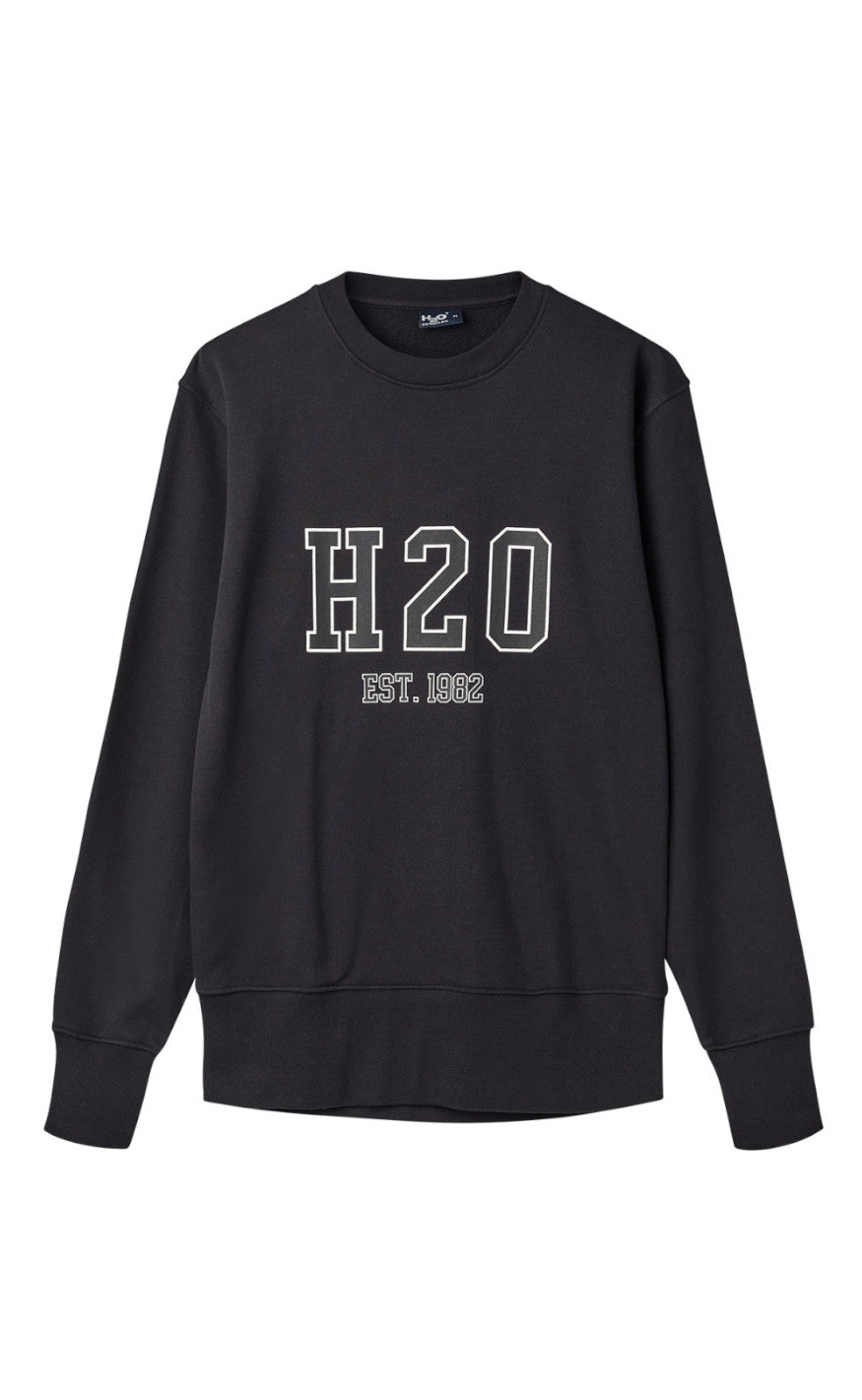 H2O Sweater - Collage Sweat O'Neck - Black