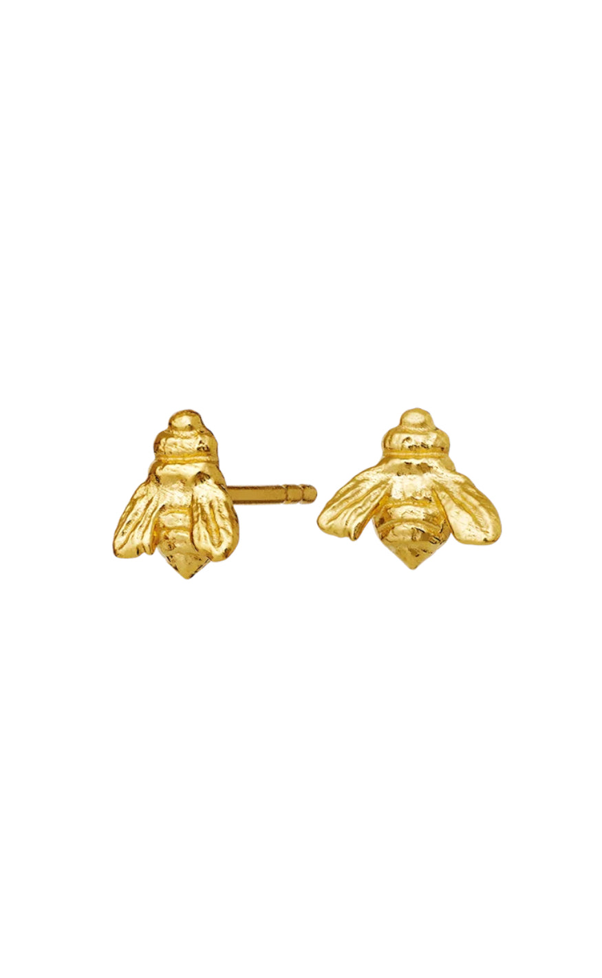 Maanesten Øreringer - Bee - Gold Colour