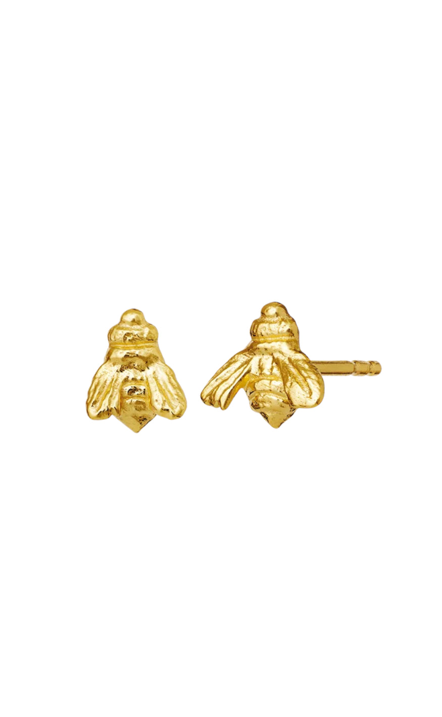 Maanesten Øreringer - Bee - Gold Colour