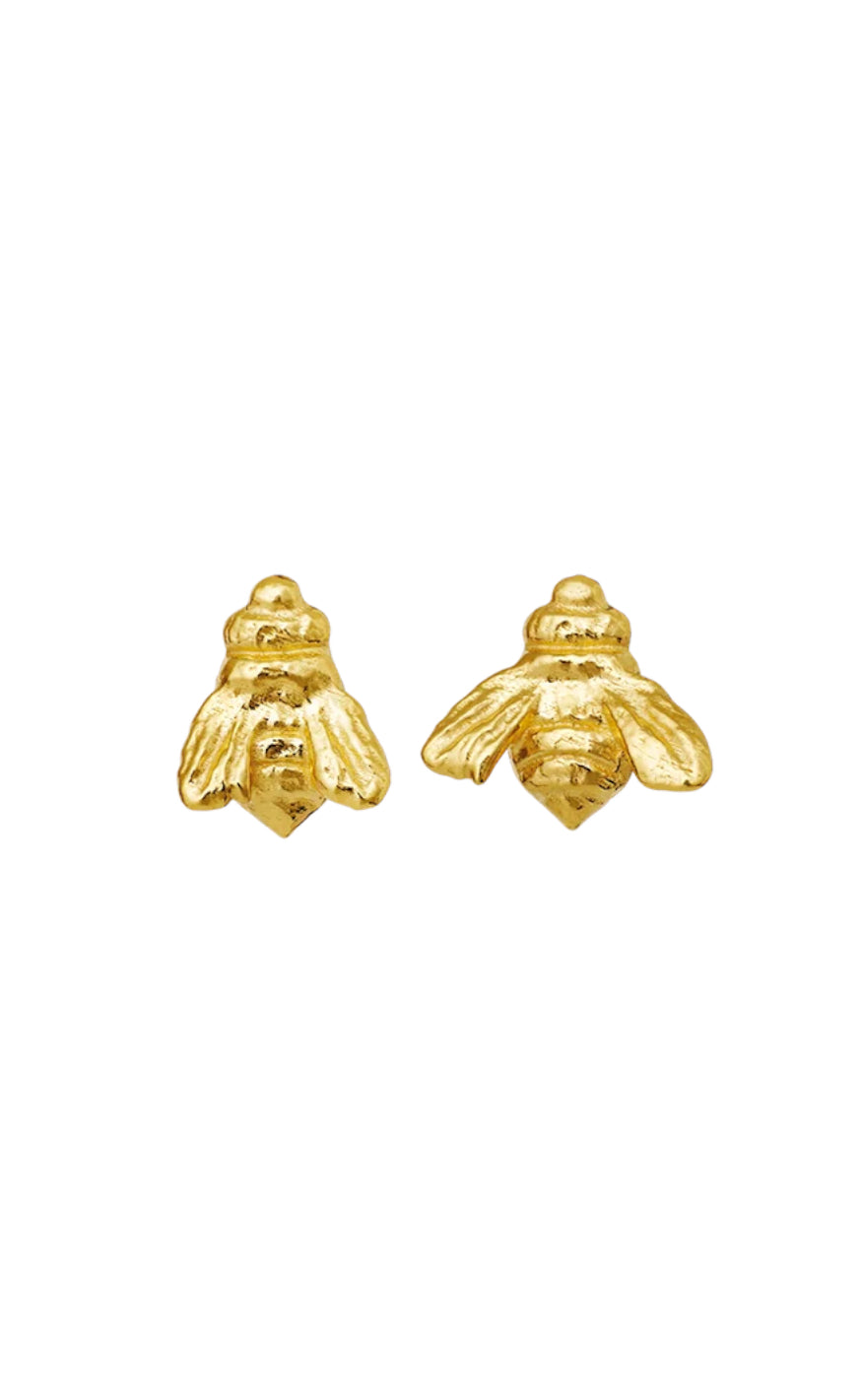 Maanesten Øreringer - Bee - Gold Colour