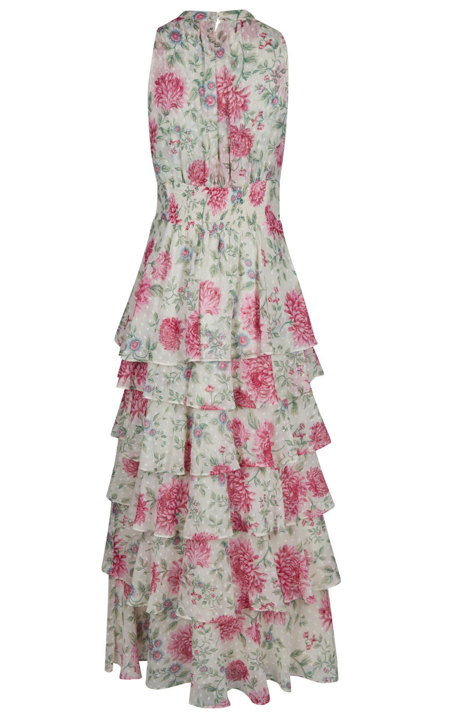 Neo Noir Kjole - Marli Big Flower - Creme