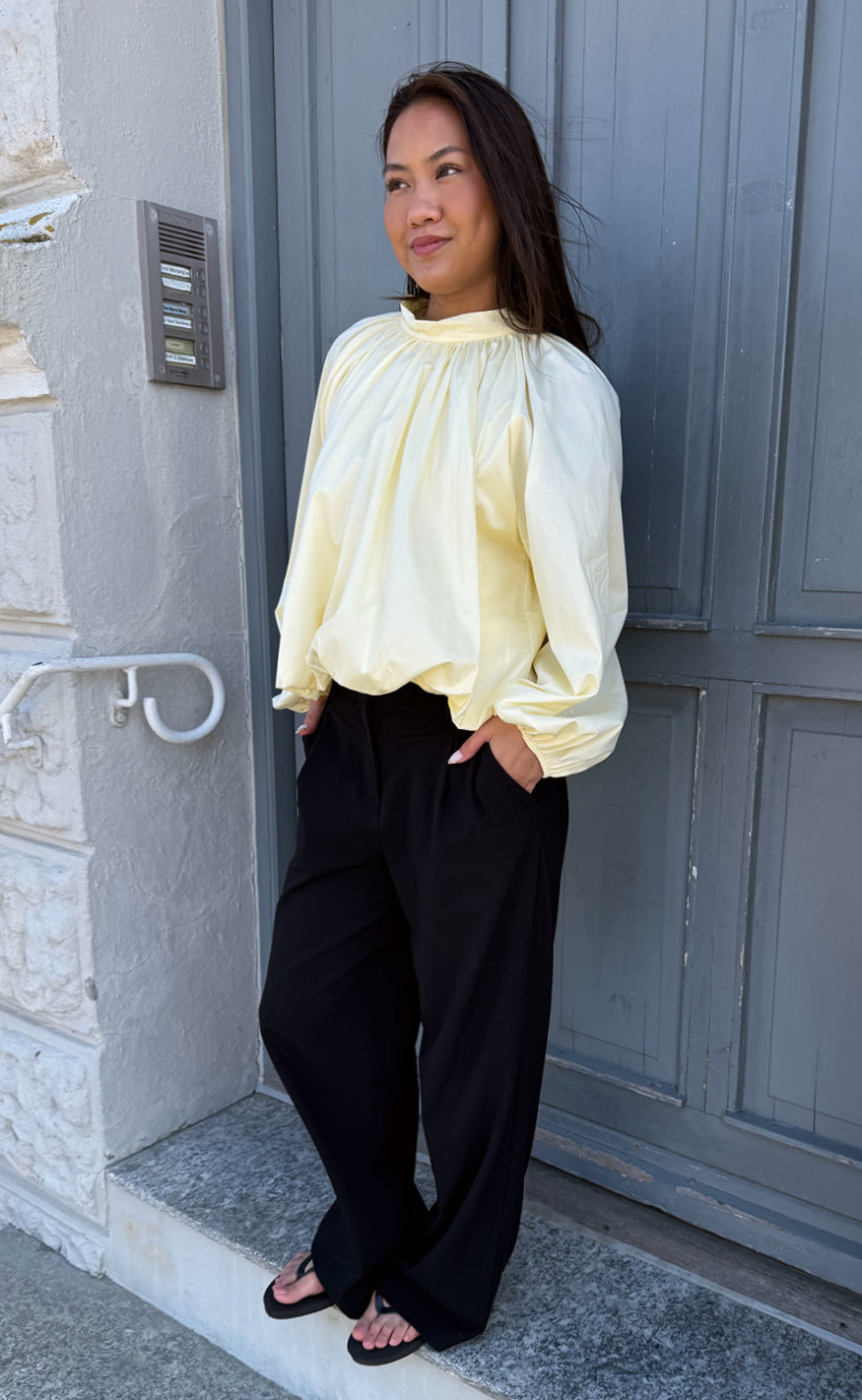 Say INA Copenhagen Bluse - Diana - Yellow