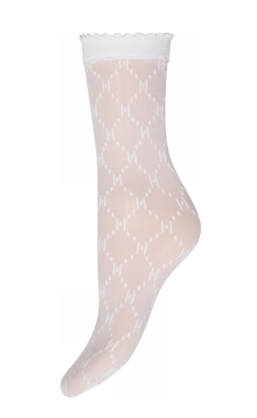 Hype The Detail Strømper - 21113-75 - White/White
