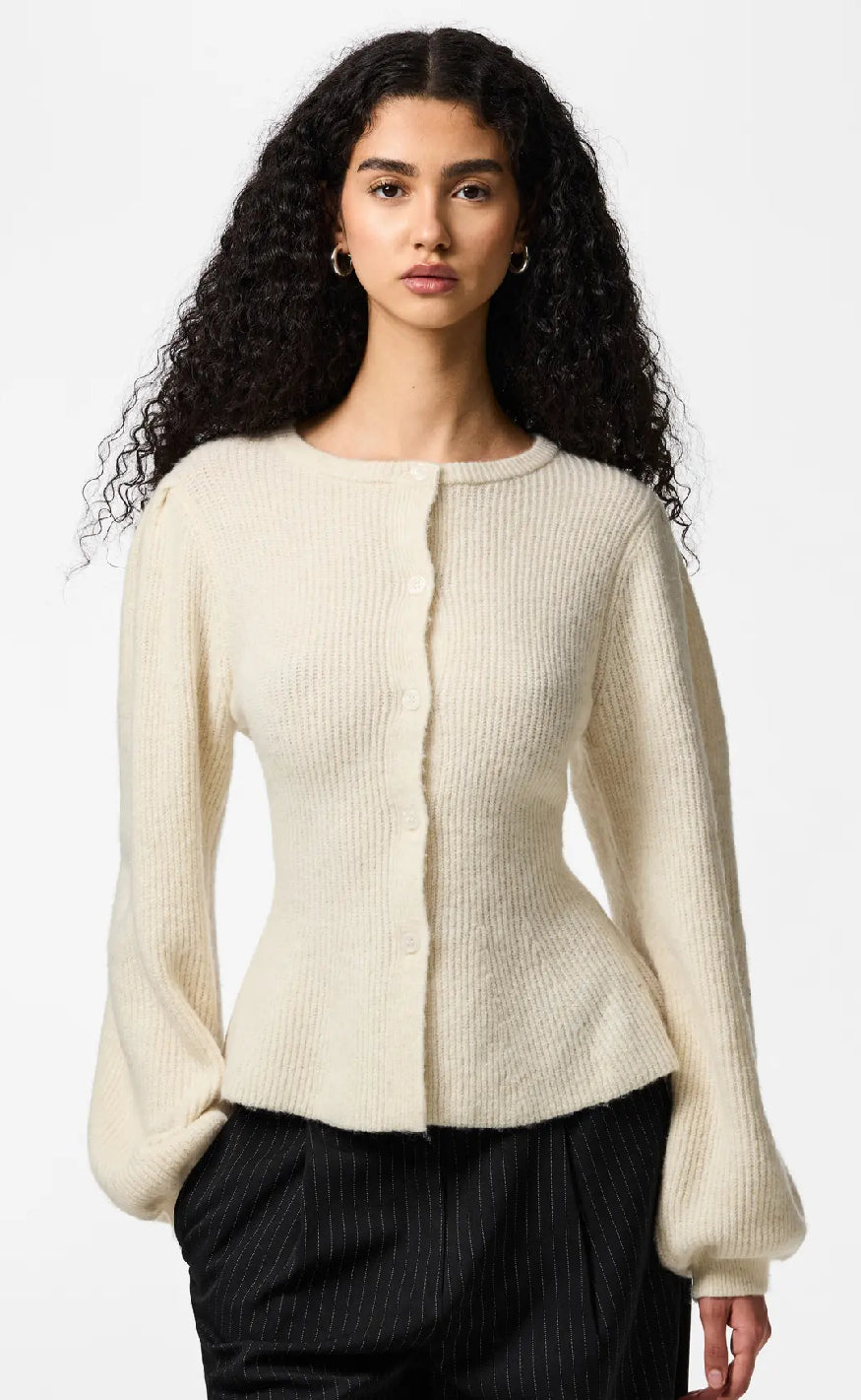Pieces Cardigan - Silly - Birch Melange