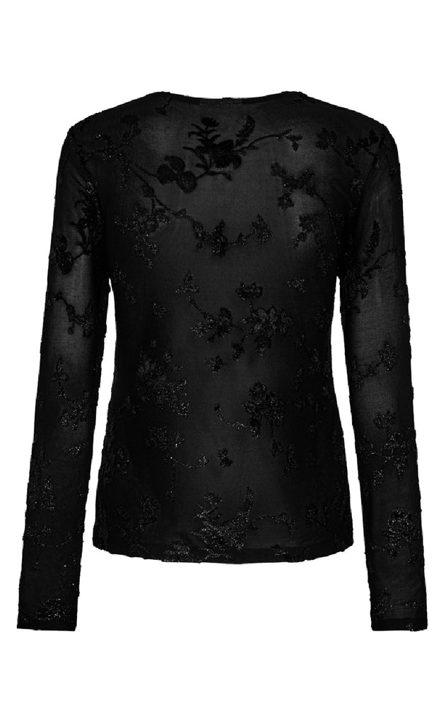 Freequent Bluse - Biska - Black