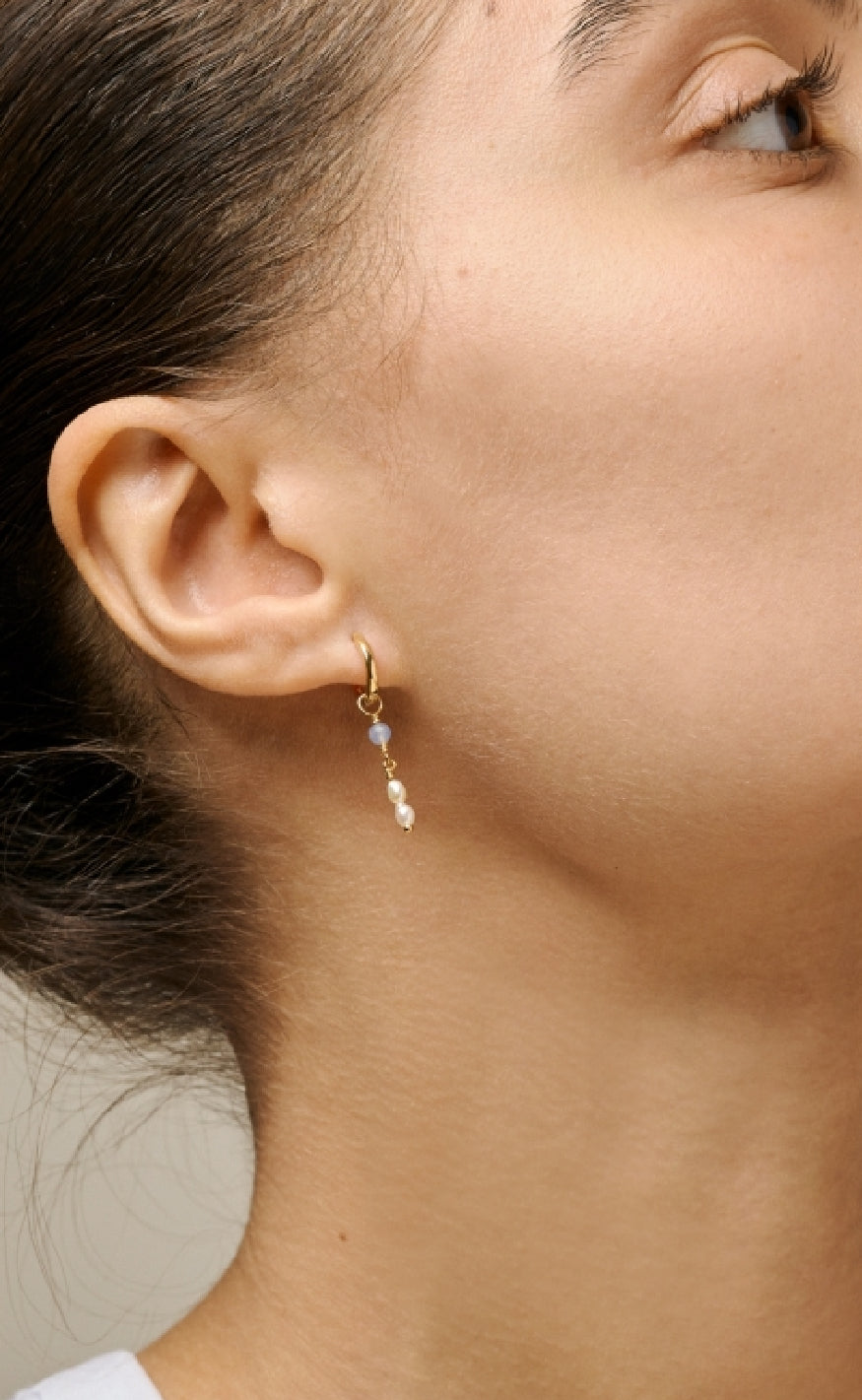 ENAMEL Copenhagen Øreringer - Liva - Blue Quartz