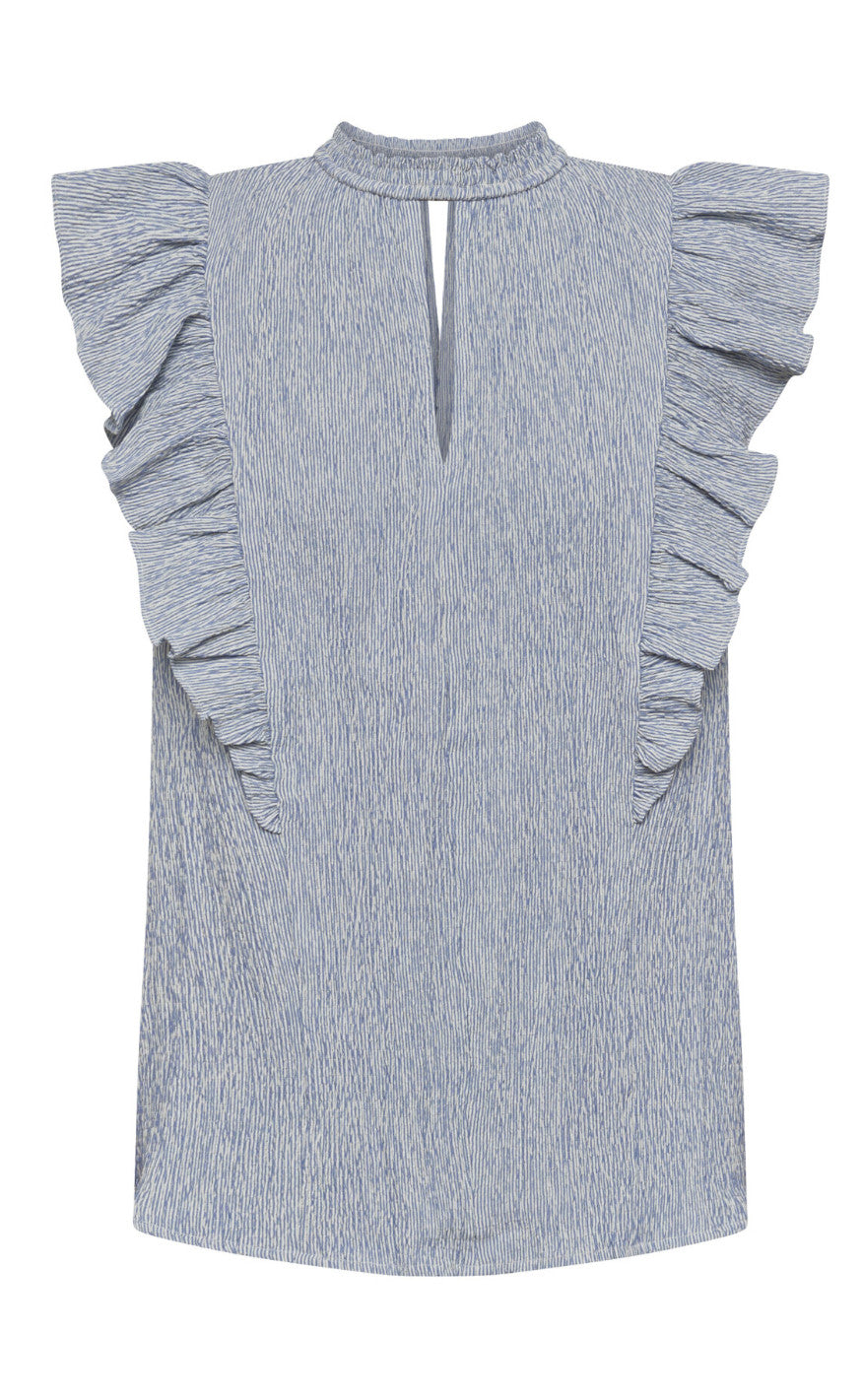 Love & Divine Topp - Love1327 - Blue/White Stripe