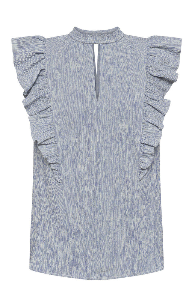 Love & Divine Topp - Love1327 - Blue/White Stripe