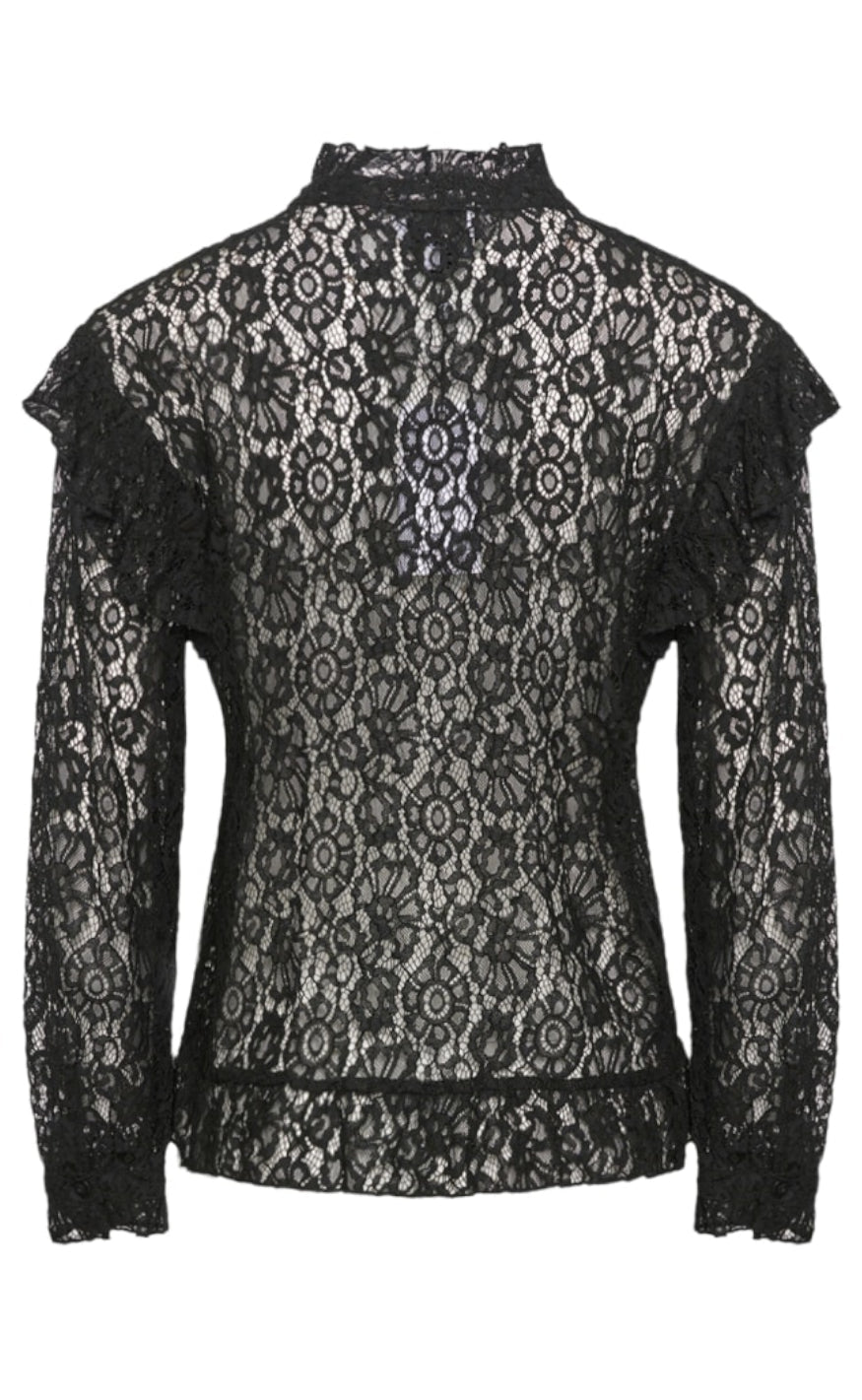 Noella Bluse - Remi Ruffle - Black