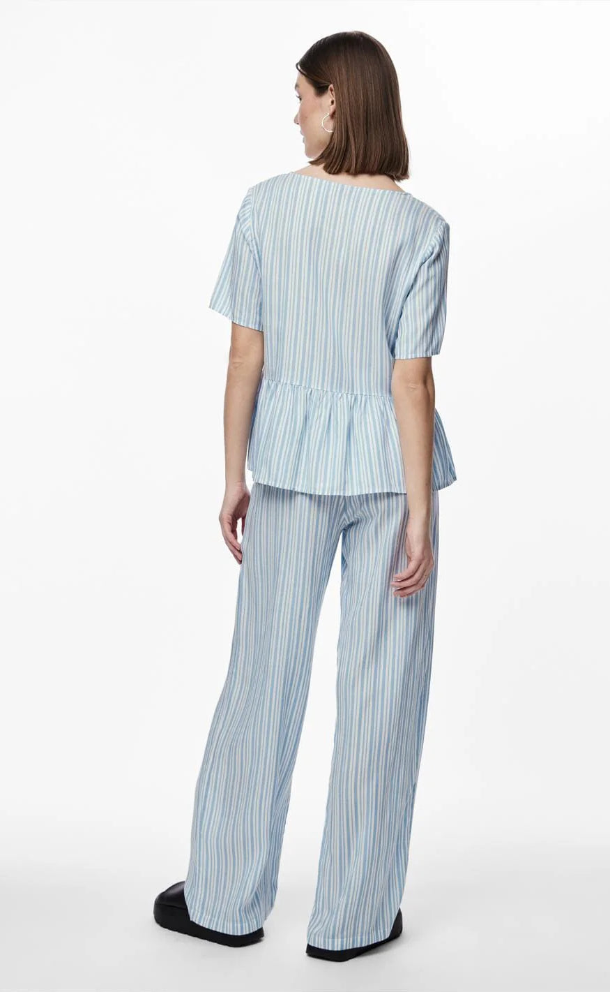 PIECES Topp - Alvina - Blue Bell