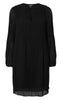 PIECES Kjole - Naomie O-Neck Short - Black