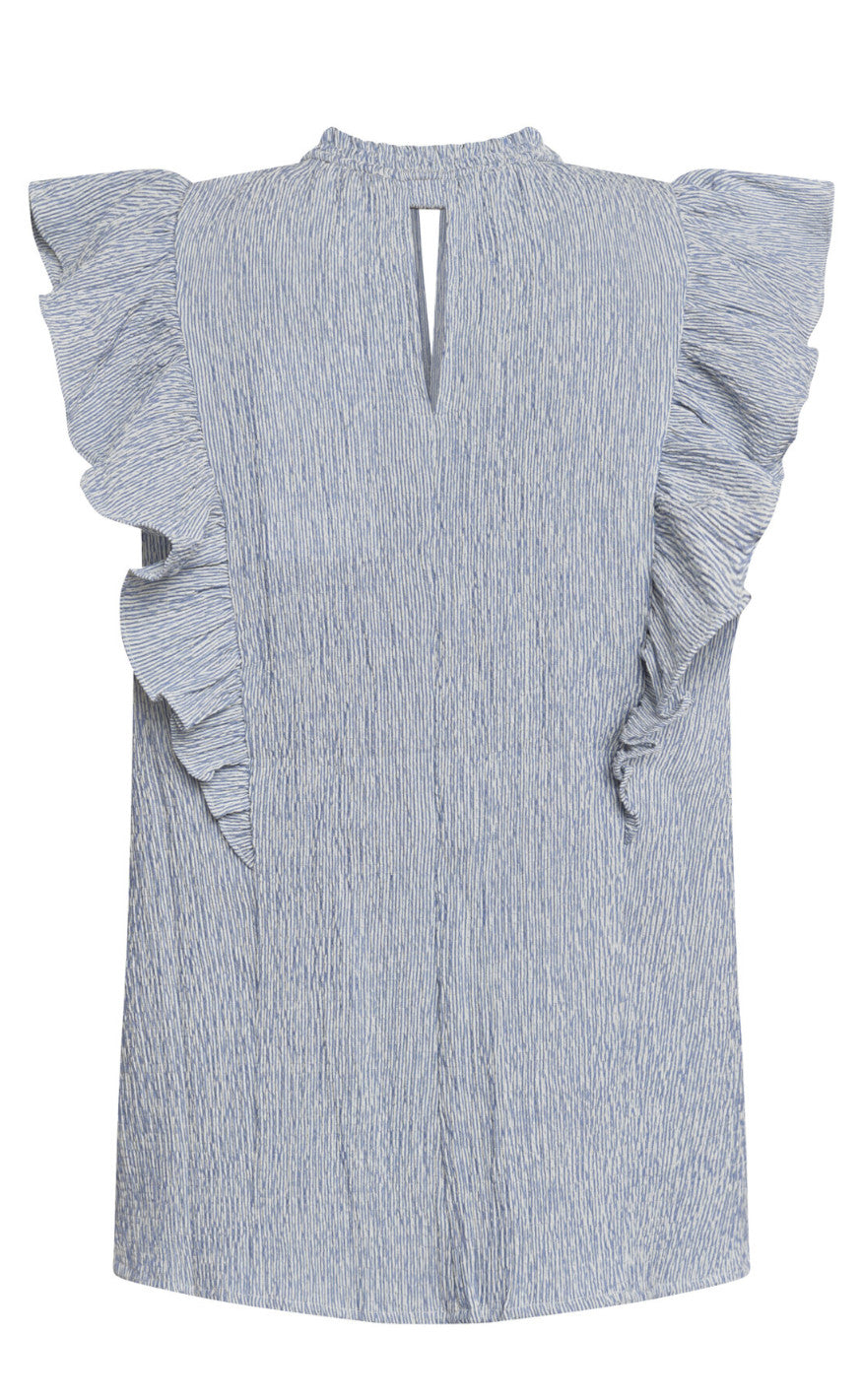 Love & Divine Topp - Love1327 - Blue/White Stripe
